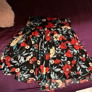 Flower themed skirt